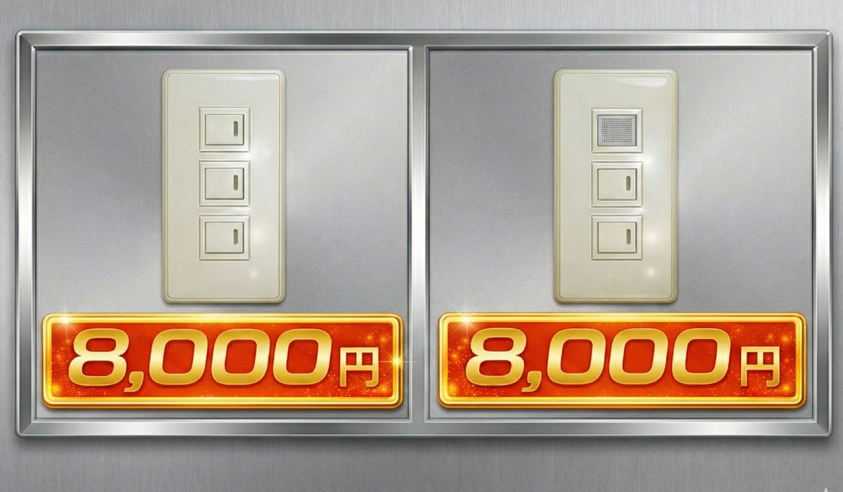 標準タイプのスイッチ