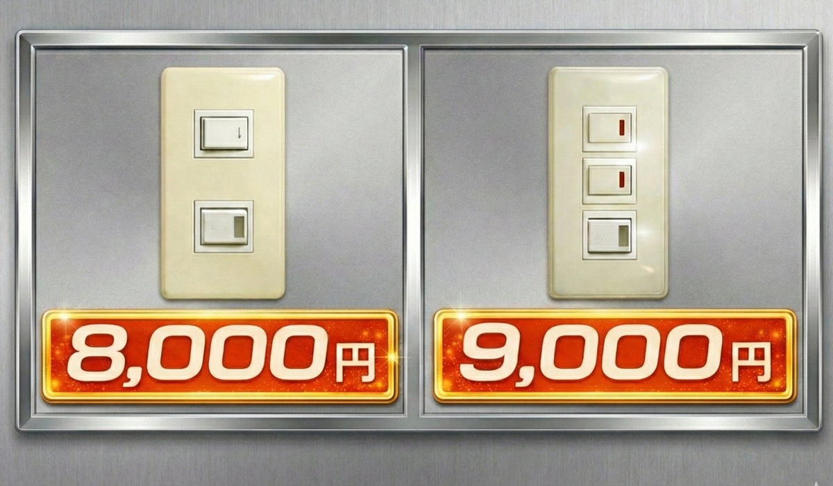 標準タイプのスイッチ